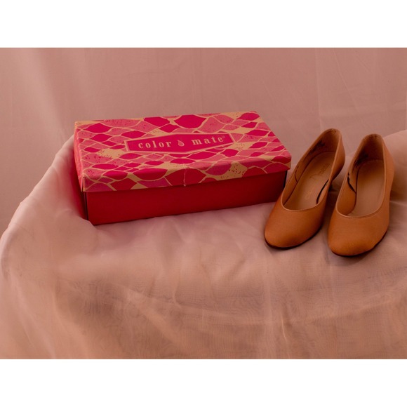 NMIB! Vintage Color Mate Light Pink Low Heel Kitten Pumps - Picture 5 of 8